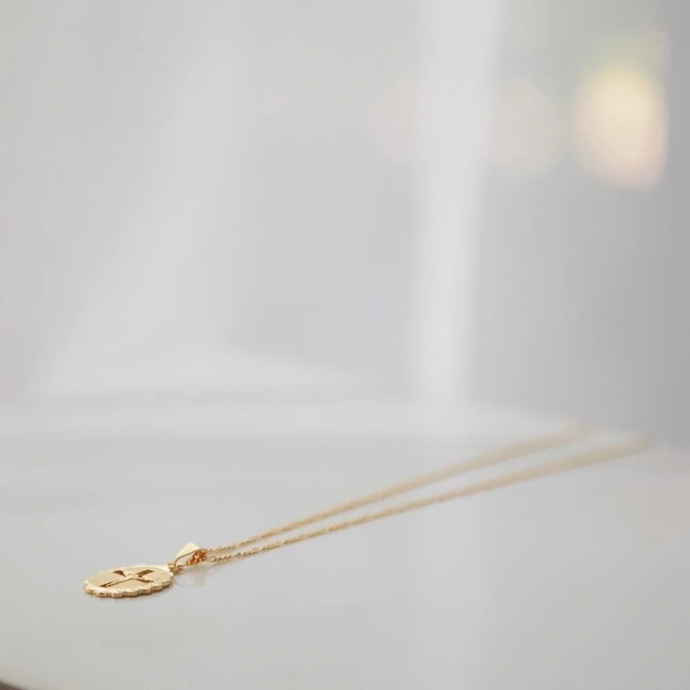 Crucifix Necklace | 18k Gold Filled - Picture 8 of 8